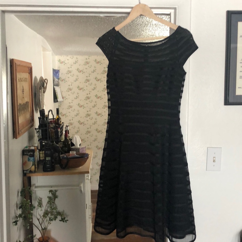 Black cocktail dress